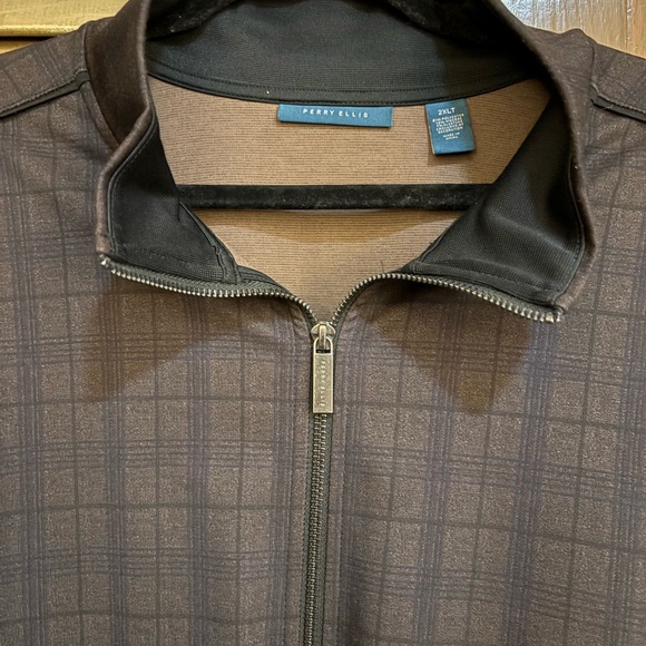 Perry Ellis Men’s Tall Full-Zip Jacket - Picture 4 of 9